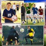 4 Pack Soccer Ball with Pump Size 5 Deflated Soccer Balls Bulk for Outdoor Indoor Game Practice Training Sport Gift for Kids Boys Youth Teens Adult Charity Donation
