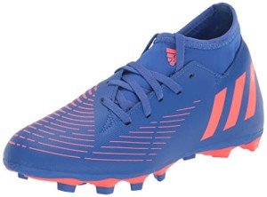 adidas Unisex Predator Edge.4 Flexible Ground Soccer Shoe, Hi-Res Blue/Turbo/Blue, 11.5 US Men