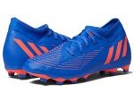 adidas Unisex Predator Edge.4 Flexible Ground Soccer Shoe, Hi-Res Blue/Turbo/Blue, 11.5 US Men
