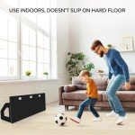 ZivPlay Soccer Rebounder Board Soccer Training Equipment Portable Wall Trainer for Kick Back Practice with 2 Ball Rebound Angles 40 x 16 Inch