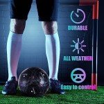 Fantecia Size 5 Soccer Ball, Official Size & Weight for Training, Unique Appearance-Convenient Pump Included