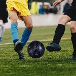 Fantecia Size 5 Soccer Ball, Official Size & Weight for Training, Unique Appearance-Convenient Pump Included