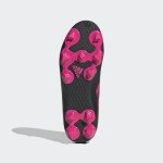 adidas unisex child Goletto Viii Firm Ground Soccer Shoe, Core Black/Team Shock Pink/Core Black, 11 Little Kid US