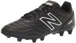 New Balance Men's 442 Academy Fg V2 Soccer Shoe, Black/White, 8.5 Wide