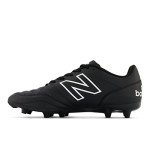New Balance Men's 442 Academy Fg V2 Soccer Shoe, Black/White, 8.5 Wide