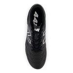 New Balance Men's 442 Academy Fg V2 Soccer Shoe, Black/White, 8.5 Wide