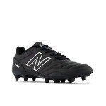 New Balance Men's 442 Academy Fg V2 Soccer Shoe, Black/White, 8.5 Wide