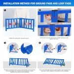 Soccer Rebounder Board with Metal Frame, Adjustable Angles/Heights, Portable Storage Design, Soccer Training Equipment for Precision Passing/Shooting Drills