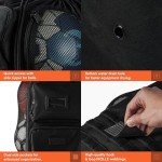 Fitdom Heavy Duty XL Soccer Mesh Equipment Ball Bag w/Adjustable Backpack Shoulder Strap Design for Coach. 2 Different Size Front Pockets for Sporting Accessories. Best for All Outdoor & Water Gears