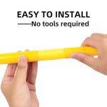 Nbguigdstr 6 Pcs 5 FT Adjustable Agility Training Poles for Soccer,Basketball,Football, Horse,Dog-Speed and Agility Training Equipment Sports Training Poles with Rubber Bases and Bag