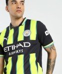 Men’s Manchester City FC 2024/25 Replica Away Soccer Jersey - New Navy - Size: M