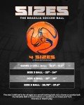 American Challenge Brasilia Soccer Ball (Orange, 4)