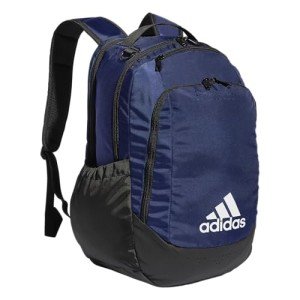 adidas Defender Sports Backpack with Shoe Compartment, Soccer Bag, Team Navy Blue, One Size