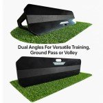 MyPitch Soccer Rebounder & 3x10 FT Artificial Grass Mat | All-in-One Immersive Indoor Soccer Training System