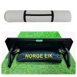 MyPitch Soccer Rebounder & 3x10 FT Artificial Grass Mat | All-in-One Immersive Indoor Soccer Training System