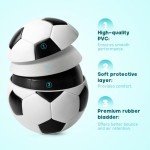 U&C Planet Kids Soccer Ball Size 3, 2-Pack Black White Classic Soccer Balls with 2 Pumps and 2 Mesh Bags, Great Gift for Toddler Boys Girls Ages 3-8, Indoor Outdoor Fun and Games