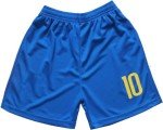 FPF Brazil #10 Home Neymar Kids Soccer Football Jersey Gift Set Youth Sizes (Home, 28/10-11 Years)