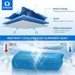 Sukeen 4 Pack Cooling Towel (40"x12"), Soft Breathable Chilly Microfiber Towel for Yoga, Sport, Running, Gym, Workout & More Activities