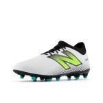 New Balance Unisex Tekela Magique Fg V4+ Soccer Shoe, White/Hi-Lite/Black, 13 US Men