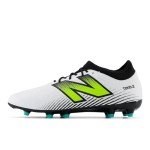 New Balance Unisex Tekela Magique Fg V4+ Soccer Shoe, White/Hi-Lite/Black, 13 US Men