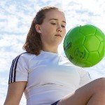 SmileBelle Soccer Earrings for Women, Sterling Silver Soccer Stud Earrings from Sports Mom, Hypoallergenic First Day of School Gifts for Daughter as Sport Jewelry, Back to School Teen Birthday Jewelry