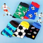 Belloxis Kids Soccer Socks - Crazy Designs for Boys & Girls, Ages 8-12