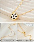 Tarsus Soccer Gifts, Soccer Girl Necklace Stuff Accessories Jewelry Gifts for Girls 8-12 Player