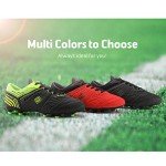 DREAM PAIRS Mens Cleats Football Soccer Shoes,Size 8.5,Black/Dark/Grey,160859-M