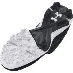 Under Armour Boys' Leadoff Mid RM JR 3.0, (001) Black/Black/White, 2, US