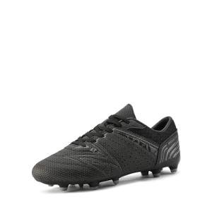 DREAM PAIRS Mens Cleats Football Soccer Shoes,Size 13,Black/Dark/Grey,160859-M
