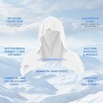 CSITE 3 Pack Cooling Hoodie Towels for Neck and Face, UPF 50 Sun Protection & Instant Cooling, Ice Towels for Hot Weather, Soft Breathable Towel for Sport, Work Out, Gym, Camping & More Activities