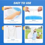 CSITE 3 Pack Cooling Hoodie Towels for Neck and Face, UPF 50 Sun Protection & Instant Cooling, Ice Towels for Hot Weather, Soft Breathable Towel for Sport, Work Out, Gym, Camping & More Activities