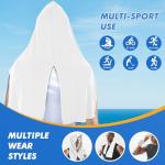 CSITE 3 Pack Cooling Hoodie Towels for Neck and Face, UPF 50 Sun Protection & Instant Cooling, Ice Towels for Hot Weather, Soft Breathable Towel for Sport, Work Out, Gym, Camping & More Activities