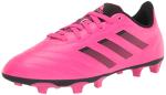 adidas Goletto Firm Ground Soccer Shoe, Team Shock Pink/Black/Black, 4.5 US Unisex Big Kid