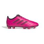 adidas Goletto Firm Ground Soccer Shoe, Team Shock Pink/Black/Black, 4.5 US Unisex Big Kid