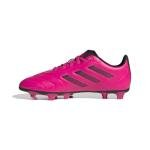 adidas Goletto Firm Ground Soccer Shoe, Team Shock Pink/Black/Black, 4.5 US Unisex Big Kid