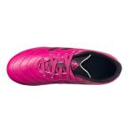 adidas Goletto Firm Ground Soccer Shoe, Team Shock Pink/Black/Black, 4.5 US Unisex Big Kid