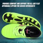 Vizari USA Soccer Cleats Boys, Girls - FG Firm Ground Football Shoes for Toddlers/Little/Big Kids - Youth Football Cleats - Comfort & Excellent Traction