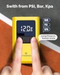 Ball Pump for Sports Balls, HYVOHEX Portable Electric Basketball Pump Ultra Fast Inflation, with Digital LED Display Air Pump for Balls, Preset Pressure with Ball Needle for Soccer, Volleyball