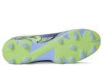 PUMA Men's Future 7 Play Firm, Artificial Ground Soccer Cleats Sneaker, Gray Skies-Elektro Purple-Fizzy Apple White, 11.5