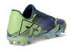 PUMA Men's Future 7 Play Firm, Artificial Ground Soccer Cleats Sneaker, Gray Skies-Elektro Purple-Fizzy Apple White, 11.5