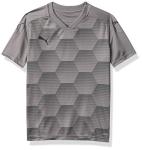 PUMA Unisex Youth Youth Teamfinal 21 Graphic Jersey Shirt, Black/Asphalt, Large US