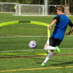 Franklin Sports MLS Miami FC Soccer Ball - Official Size 5 Soccer Ball - Soft Abrasion Resistant Cover - Official Size and Weight Soccer Ball - Air Pump Included, Team Specific