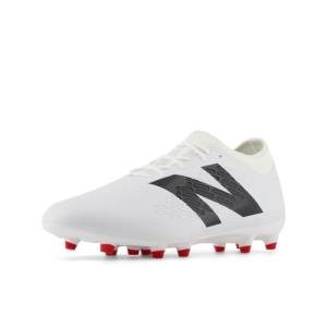 New Balance Tekela Magique FG V4+ Soccer Shoe, White/Black/True Red, 13 US Unisex Little Kid