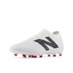 New Balance Tekela Magique FG V4+ Soccer Shoe, White/Black/True Red, 13 US Unisex Little Kid