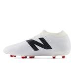 New Balance Tekela Magique FG V4+ Soccer Shoe, White/Black/True Red, 13 US Unisex Little Kid