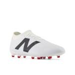 New Balance Tekela Magique FG V4+ Soccer Shoe, White/Black/True Red, 13 US Unisex Little Kid