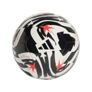 adidas Unisex-Adult FIFA Club World Cup Club Soccer Ball, White/Black/Lucid Red, 5