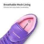 DREAM PAIRS Boys Girls Outdoor Soccer Cleats Football Shoes for Little/Big Kid,Size 10 Toddler,Light/Purple/Pink,MEGA-2K