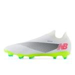 New Balance Unisex Furon Destroy Fg V7+ Soccer Shoe, White/Hi-Lite/Black, 11 US Men